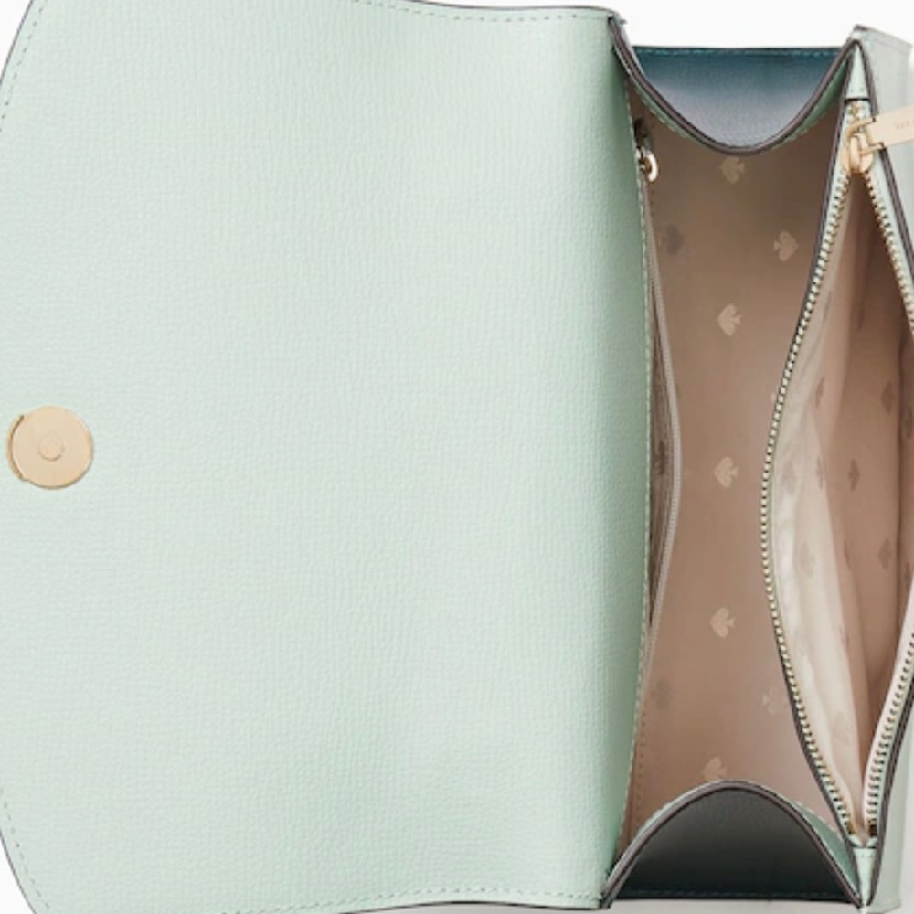 ❌SOLD❌THRD-NWT Kate Spade New York Top Handle Color-Blocked Leather Satchel - Picture 4 of 9